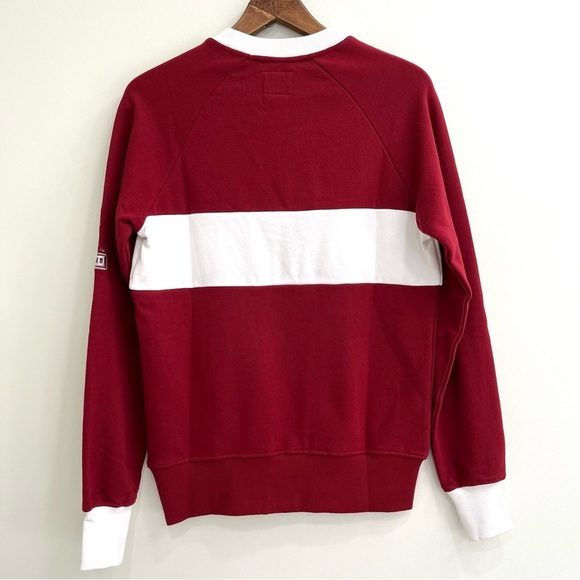 Hillflint Alabama College Champions Crewneck Sweatshirt Crimson Tide Red White - Picture 5 of 7